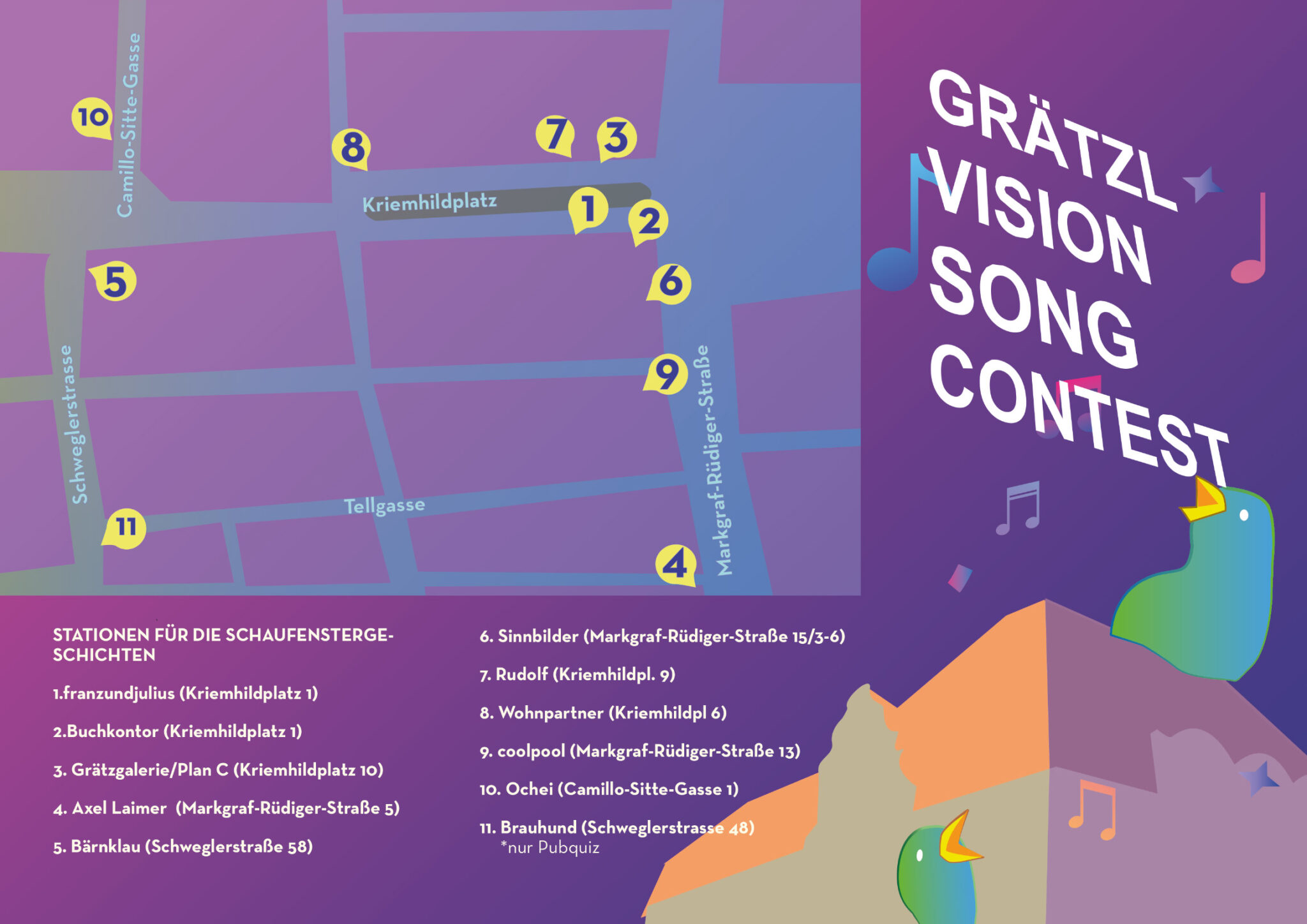 Grätzl Vision Songcontest 2026 - Plan